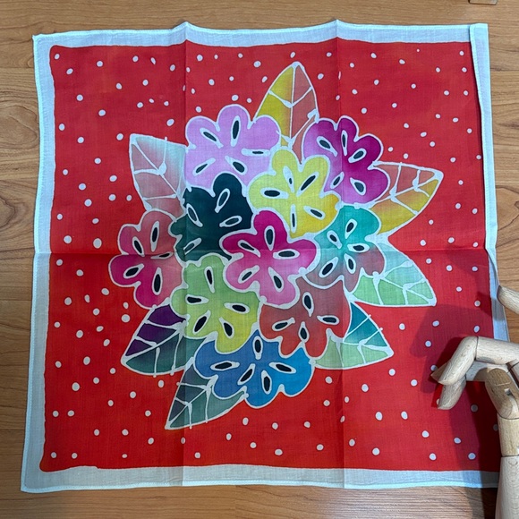 Colorful Floral Handkerchief - Picture 3 of 8